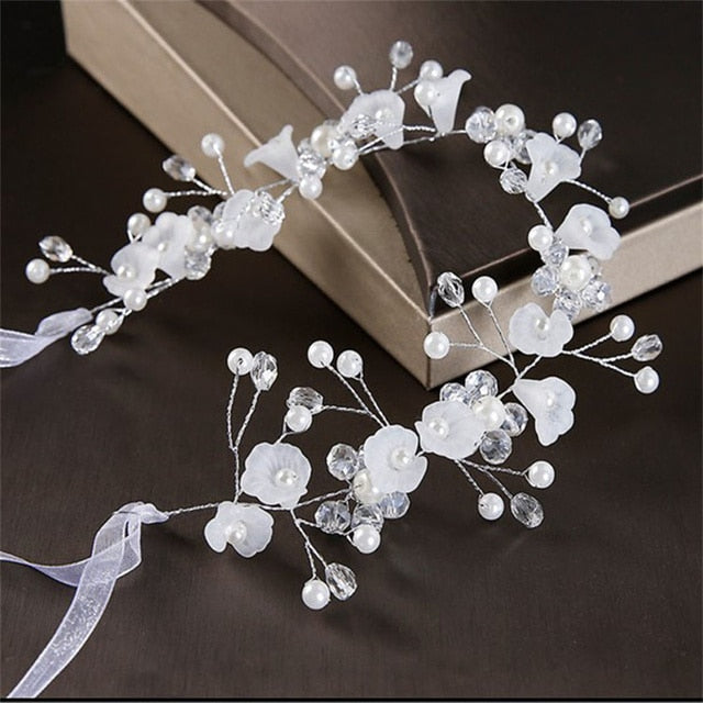 Spring Bohemian Pearl Crowns - Orchid Unique