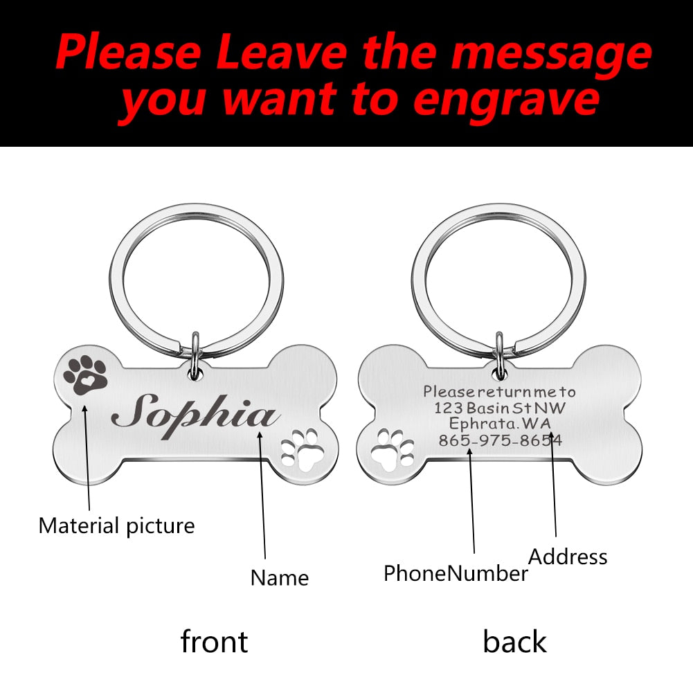 Customizable Dog Medal - Orchid Unique