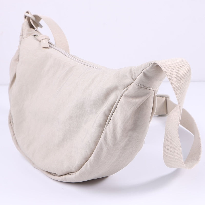Women Half Moon Shape Crossbody Chest Bag - Orchid Unique