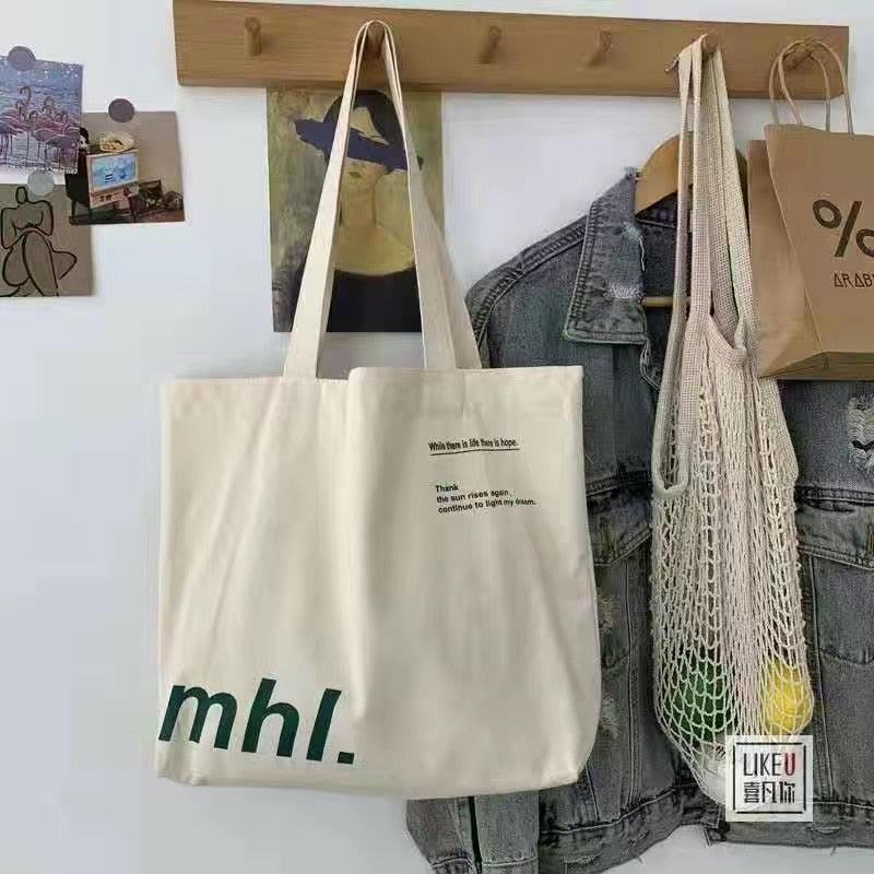 Canvas Tote Bag Solid - Orchid Unique