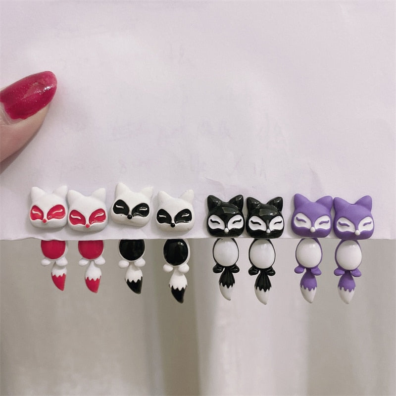 Cute Animal Creative Handmade Earrings - Orchid Unique