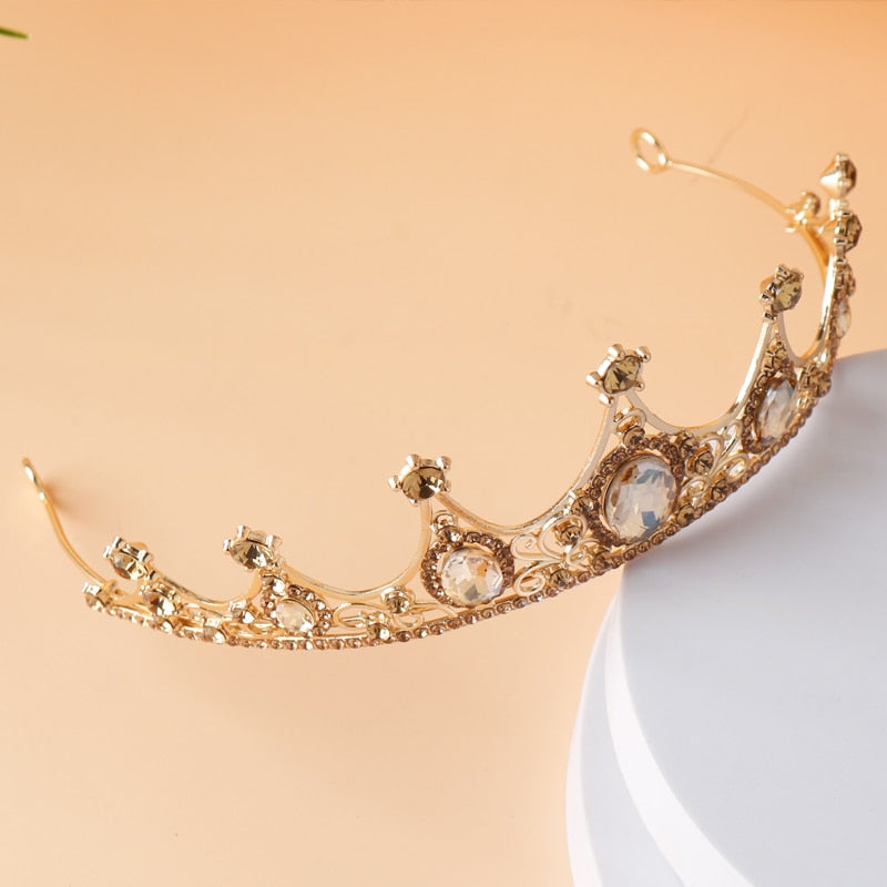 Crystal Bridal Tiara Crown - Orchid Unique