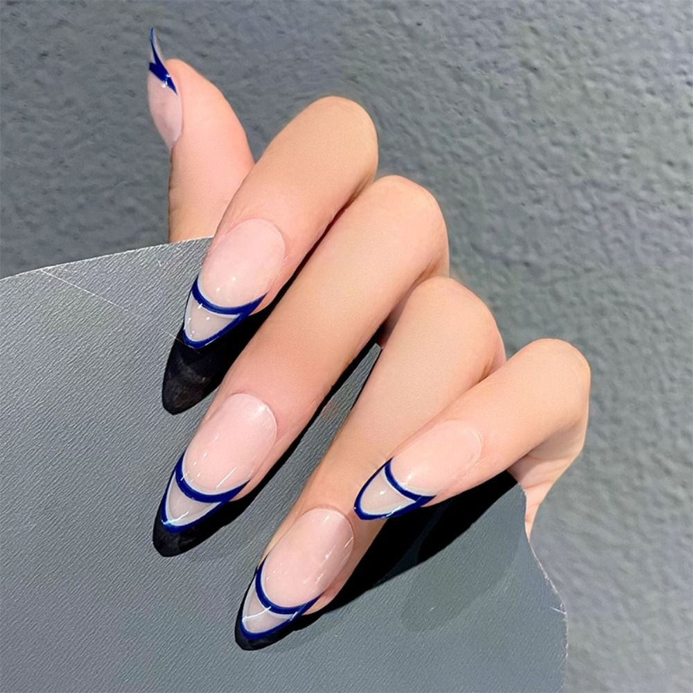 Almond Shape Fake Nails - Orchid Unique