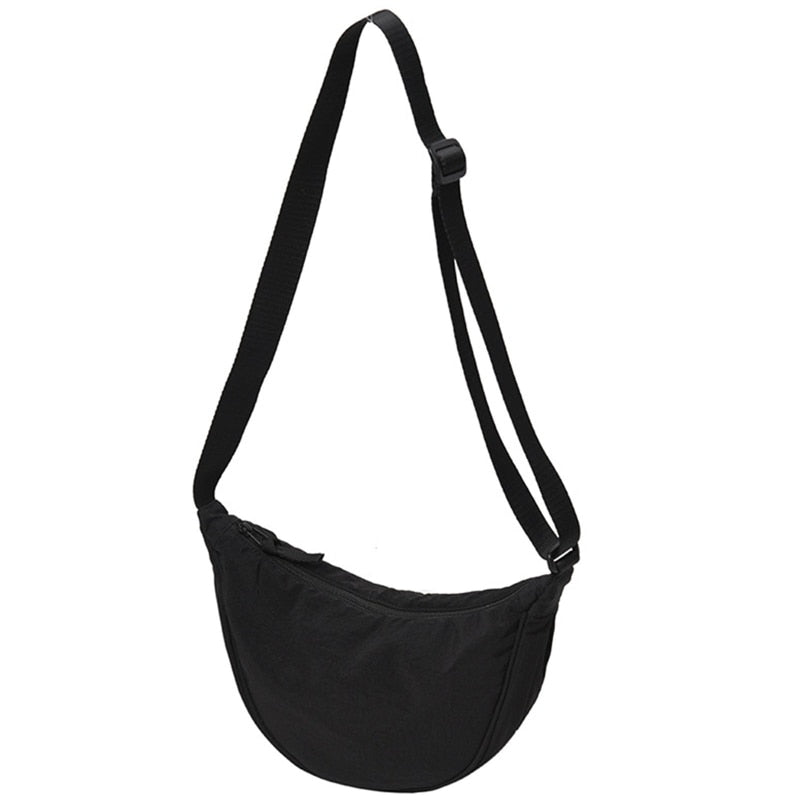 Women Half Moon Shape Crossbody Chest Bag - Orchid Unique