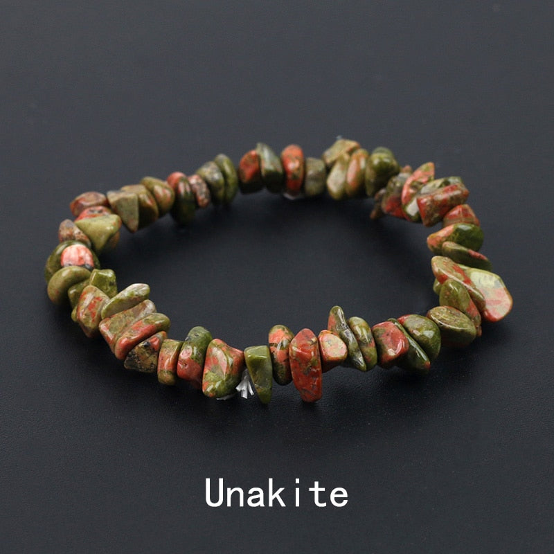 Irregular Energy Stone Bracelet - Orchid Unique