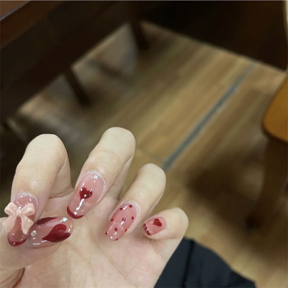 Square Head False Nail Tips - Orchid Unique