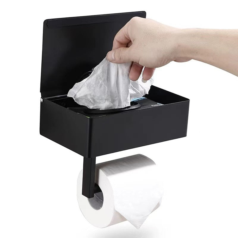 Wall Mount Toilet Paper Holder - Orchid Unique