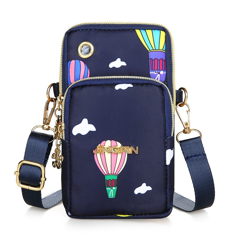 Balloon Mobile Phone Crossbody Bags - Orchid Unique