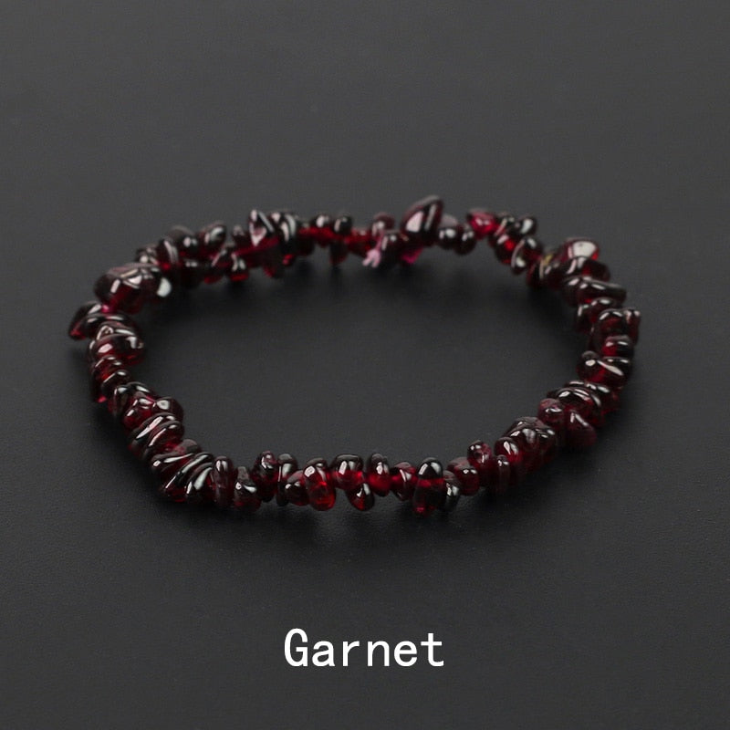 Irregular Energy Stone Bracelet - Orchid Unique