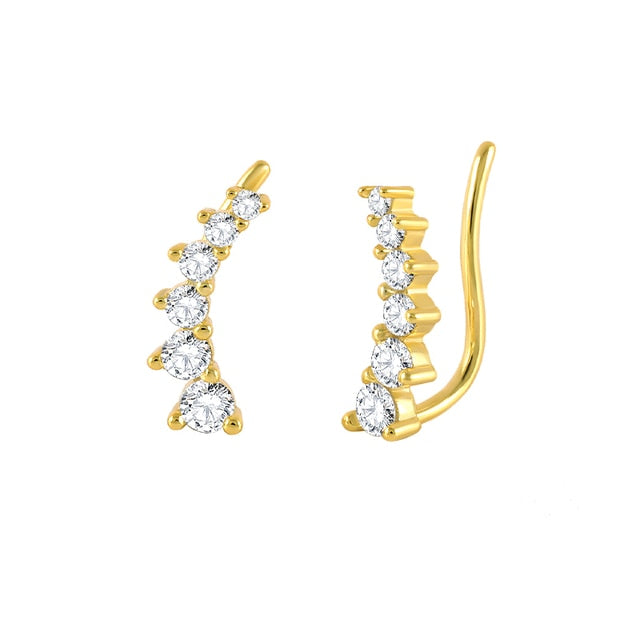 Dainty Earring Climber - Orchid Unique