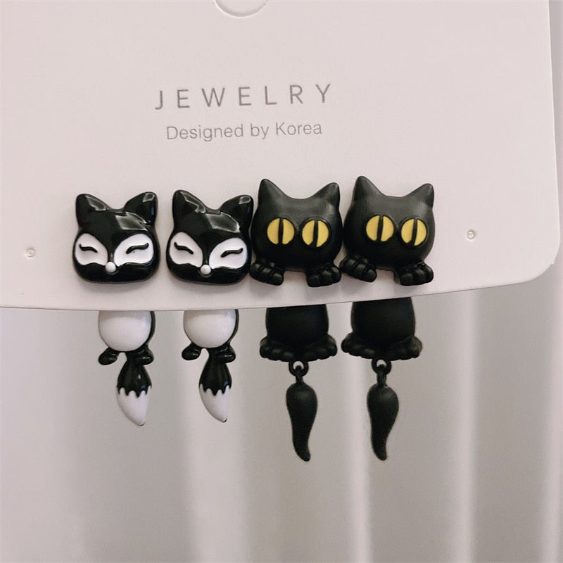 Cute Animal Creative Handmade Earrings - Orchid Unique