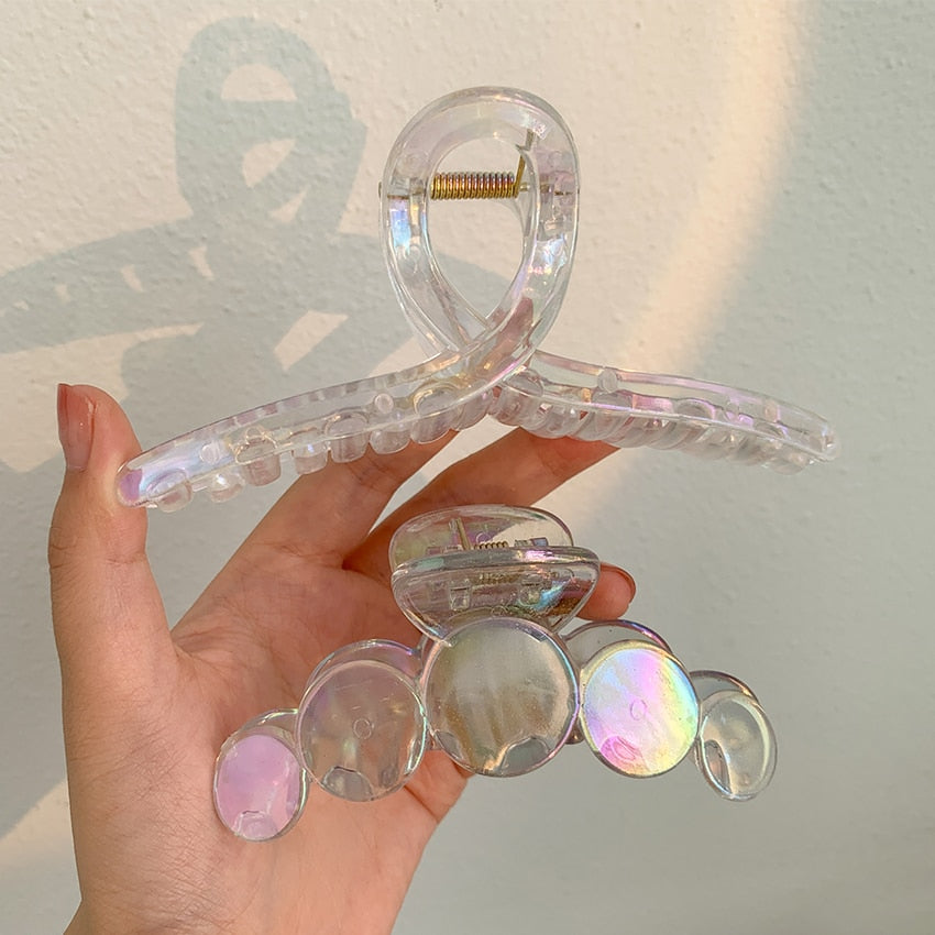 Pearl Hair Claw Set Clip - Orchid Unique