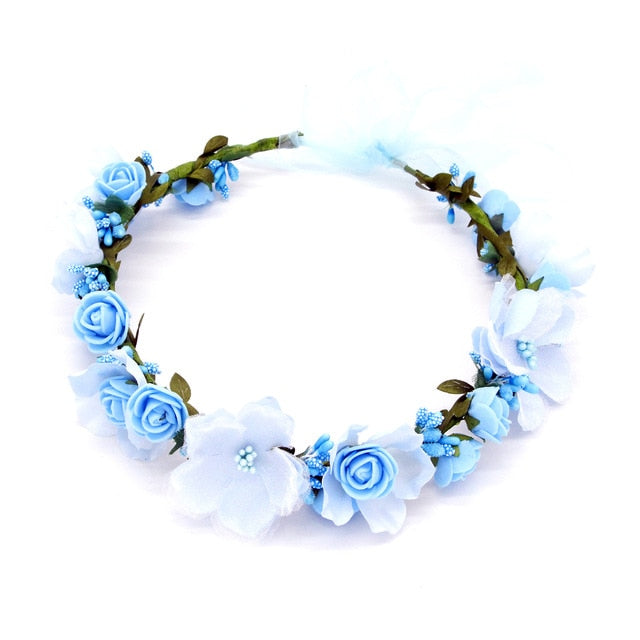 Spring Bohemian Pearl Crowns - Orchid Unique