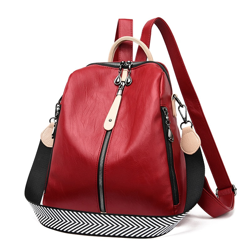 Backpack Soft Leather - Orchid Unique
