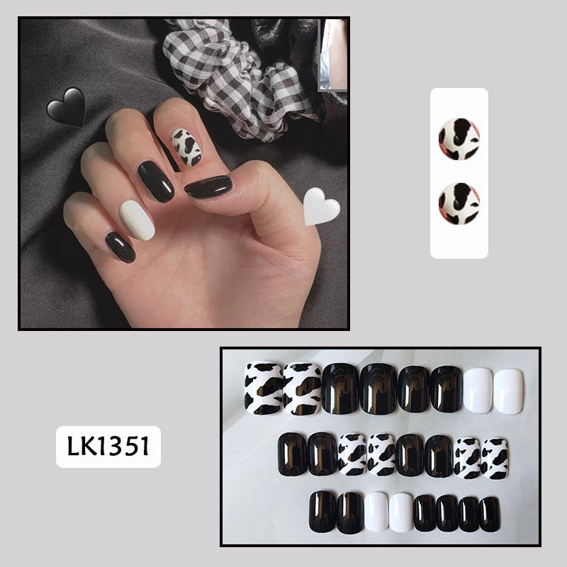 Cute Wearable Press On Nail Art - Orchid Unique