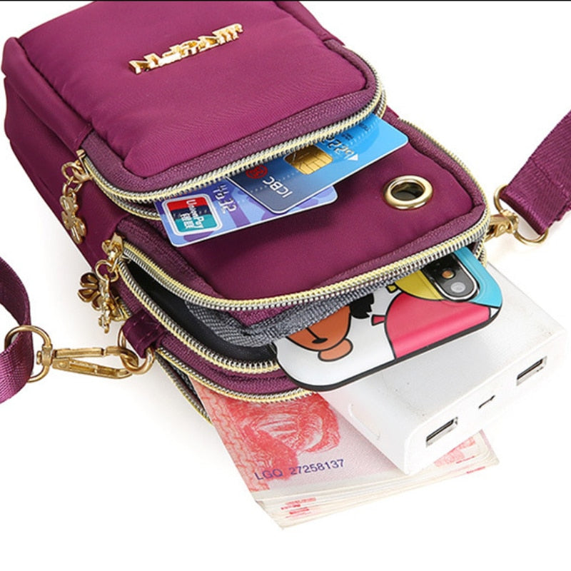 Balloon Mobile Phone Crossbody Bags - Orchid Unique