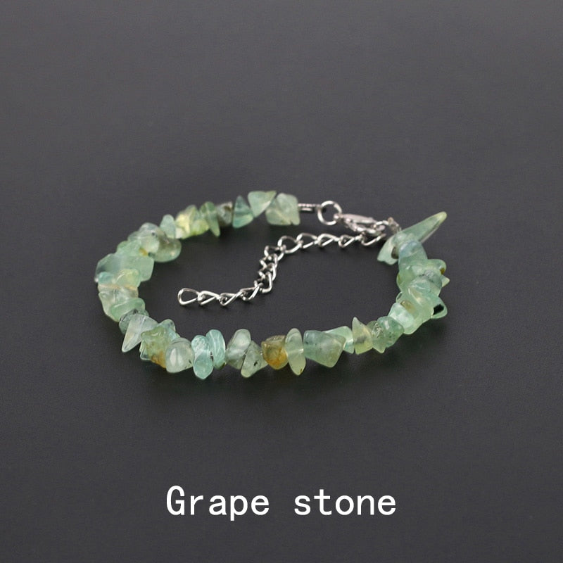 Irregular Energy Stone Bracelet - Orchid Unique