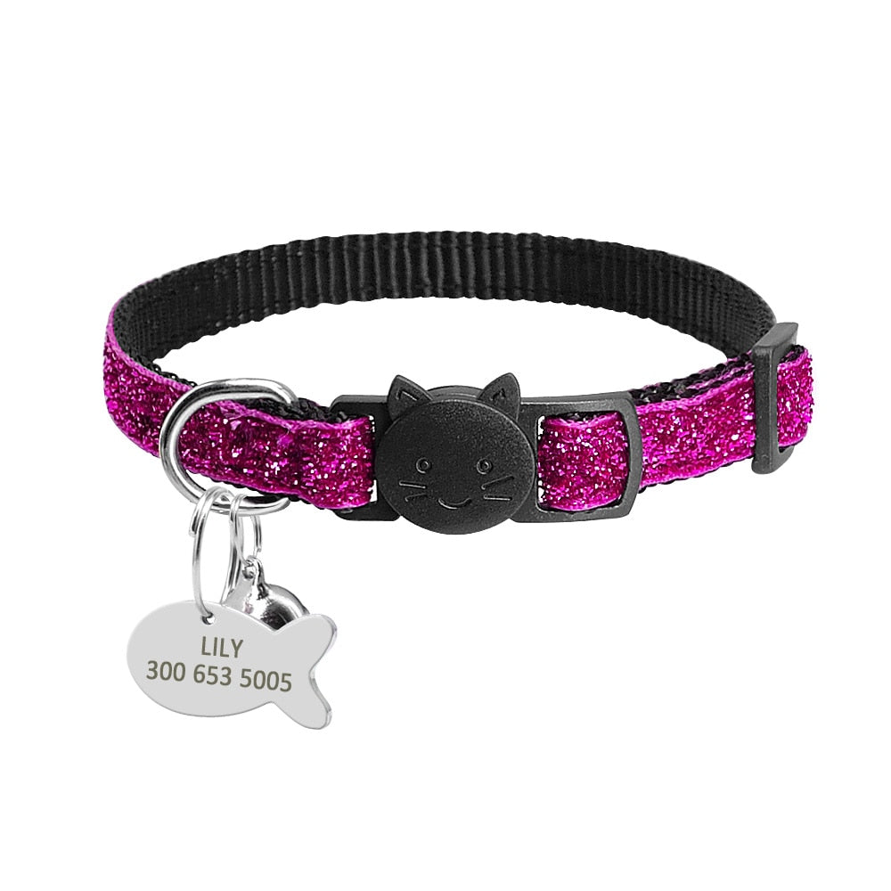 Quick Release Gorgeous Cat Collar - Orchid Unique