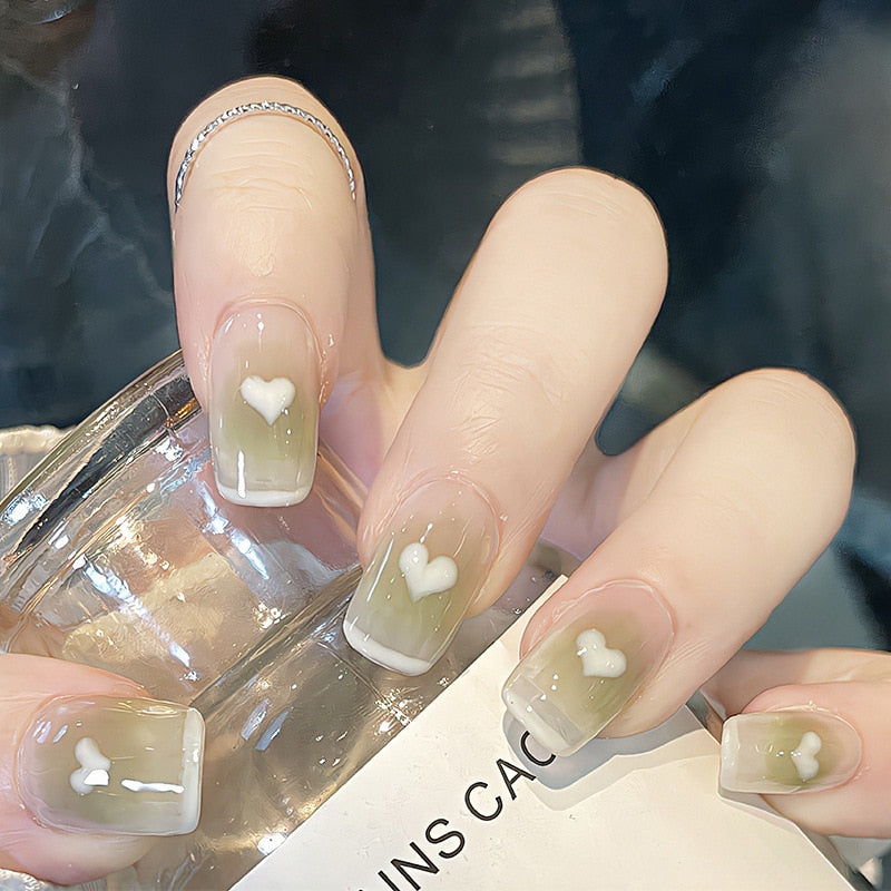 Cute Wearable Press On Nail Art - Orchid Unique