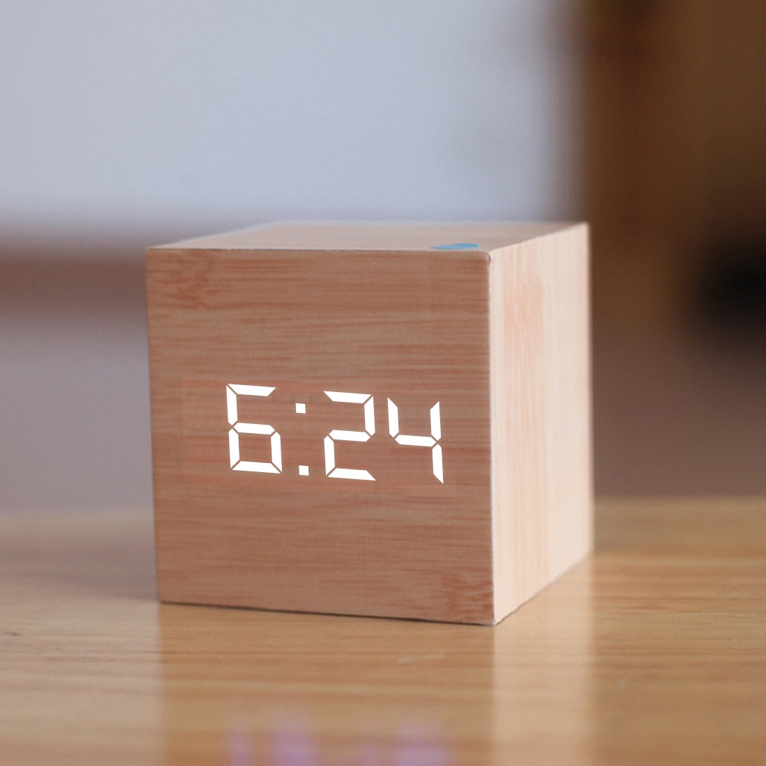 Qualified Digital Wooden LED Alarm Clock - Orchid Unique