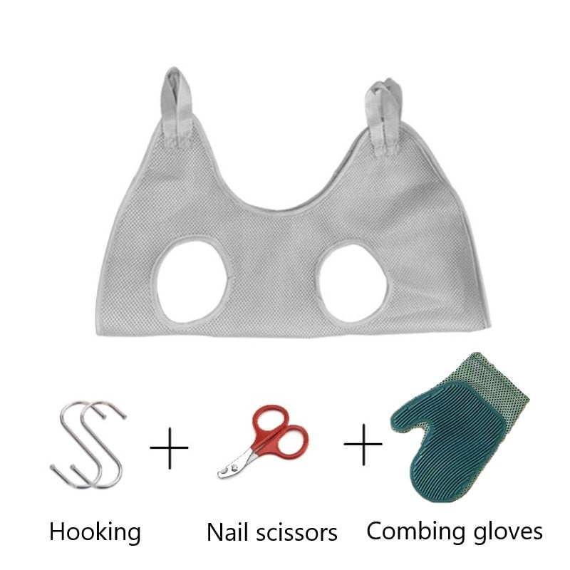 Cat Grooming Restraint Bag - Orchid Unique