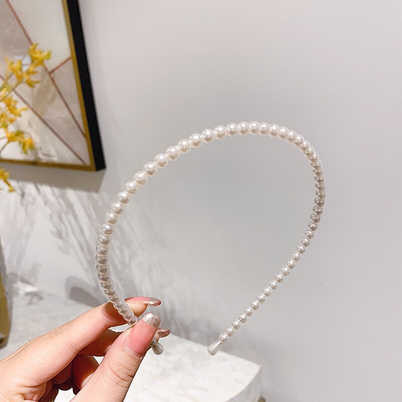 New Full Pearls Hair Bands - Orchid Unique