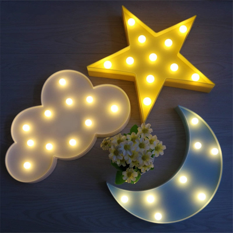 LED 3D Light Night Light - Orchid Unique