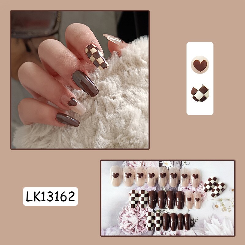 Cute Wearable Press On Nail Art - Orchid Unique