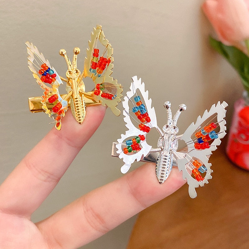 New Cute Moving Butterfly Hairpin - Orchid Unique