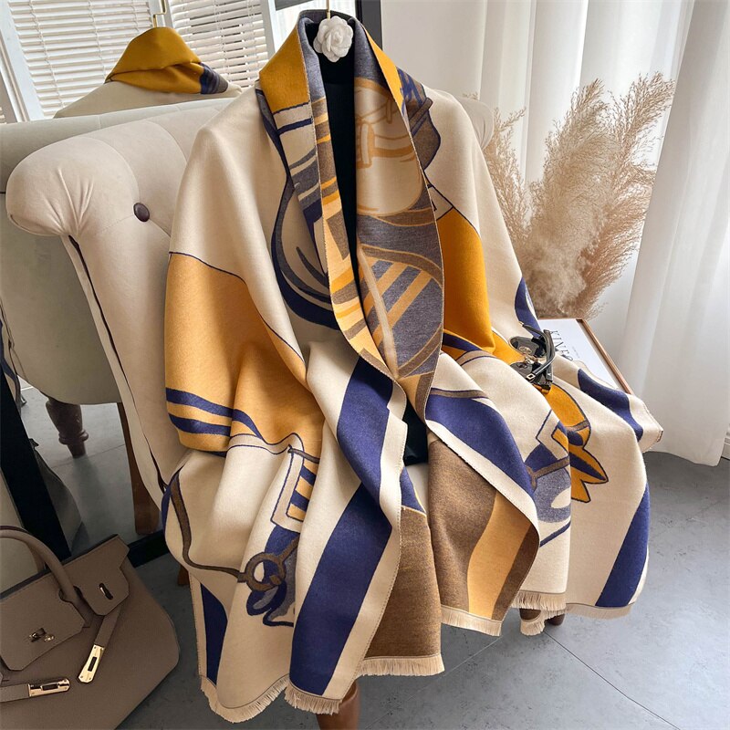 2023 Cashmere Winter Scarf for Women Luxury - Orchid Unique