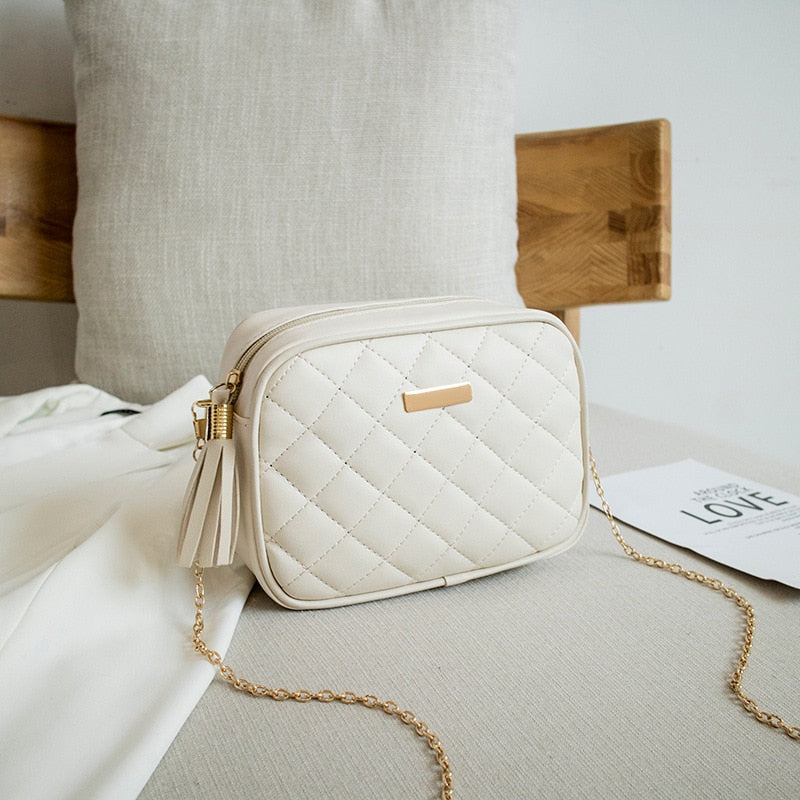 Tassel Small Messenger Crossbody Bags - Orchid Unique