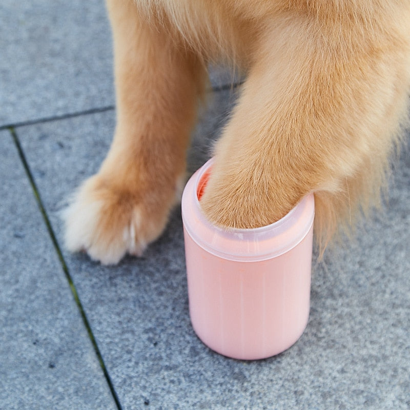 Dog Paw Cleaner Cup - Orchid Unique