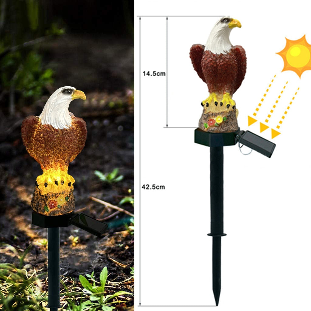 Garden Lights Owl Solar Lamp - Orchid Unique