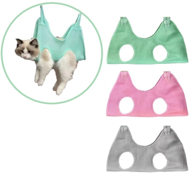 Cat Grooming Restraint Bag - Orchid Unique