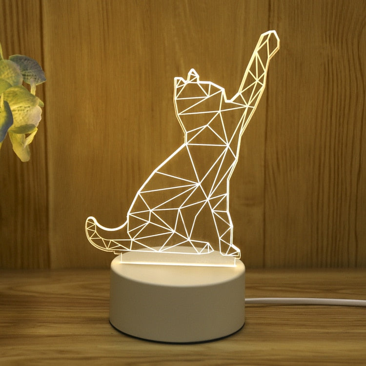 USB Led Night Light Message Board - Orchid Unique