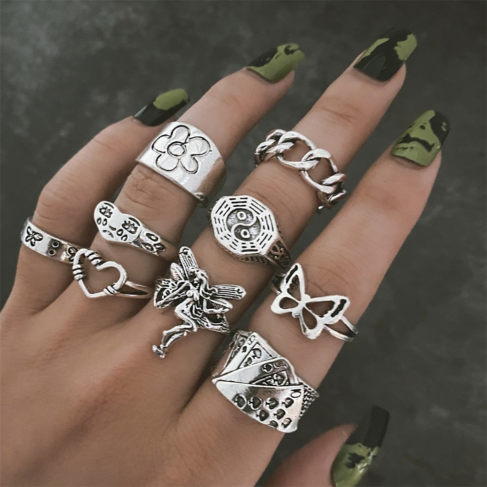 boho Hiphop Vintage Silver - Orchid Unique