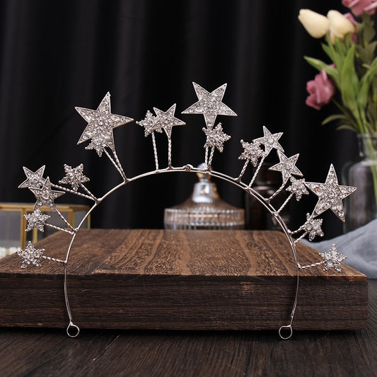 Trendy Silver Color Tiaras And Crowns - Orchid Unique