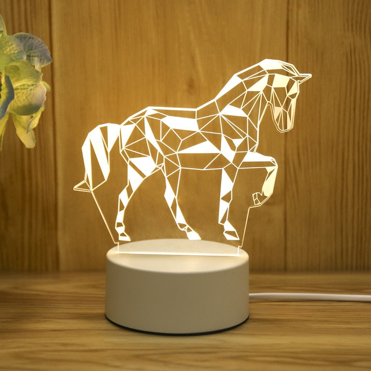 USB Led Night Light Message Board - Orchid Unique