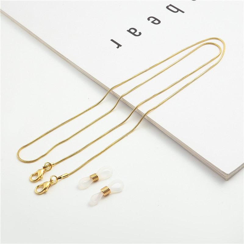 Pearl Beaded Trendy Eyeglasses Chains - Orchid Unique