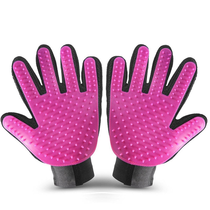 Rubber Pet Bath Brush - Orchid Unique