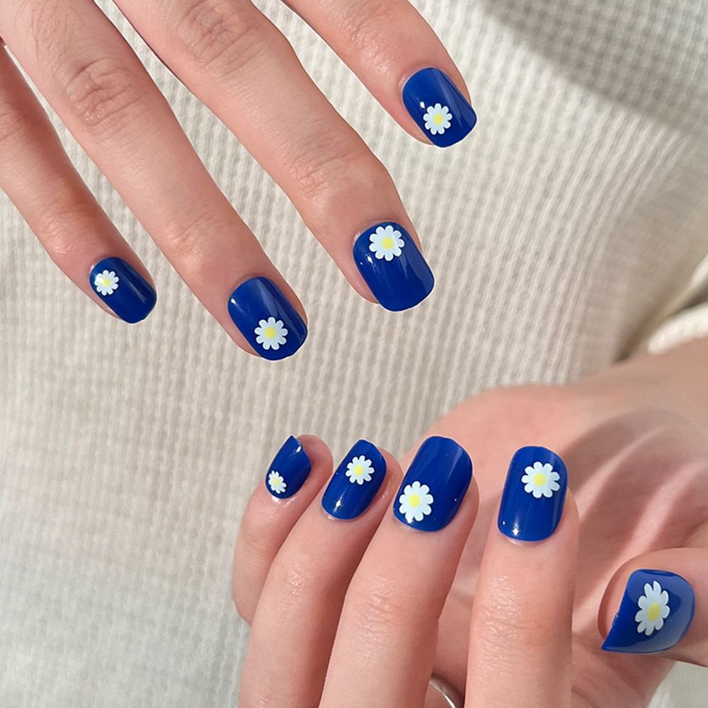 Short Round/Square Head False Nails - Orchid Unique