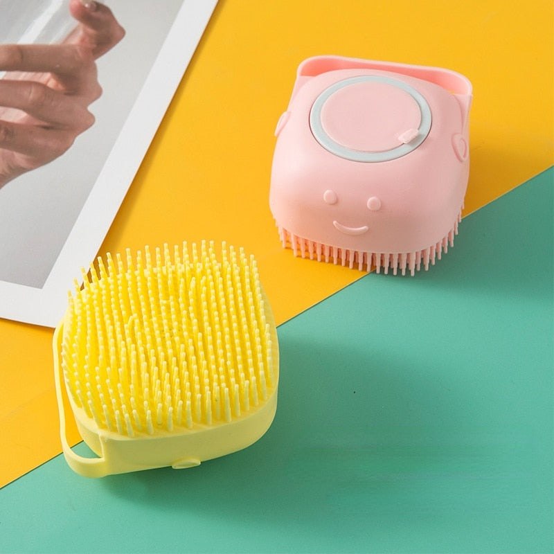 Pet brush and massage comb - Orchid Unique