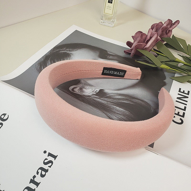 Vintage Soft Elastic Headband - Orchid Unique