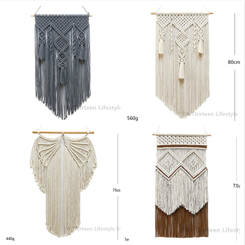 BOHO-Macrame Light Shade Chandeliers - Orchid Unique