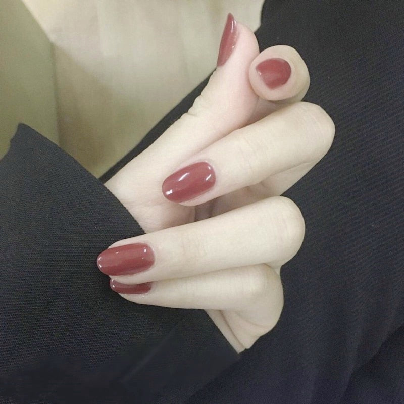 Ballerina Fake Nails Press On - Orchid Unique