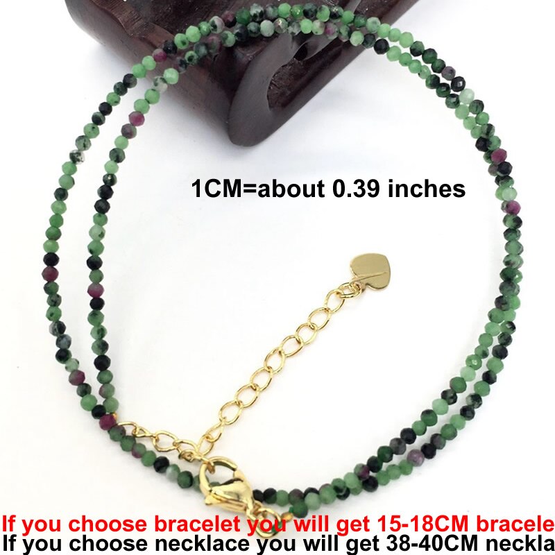 Faceted Gemstones beads Bracelet - Orchid Unique