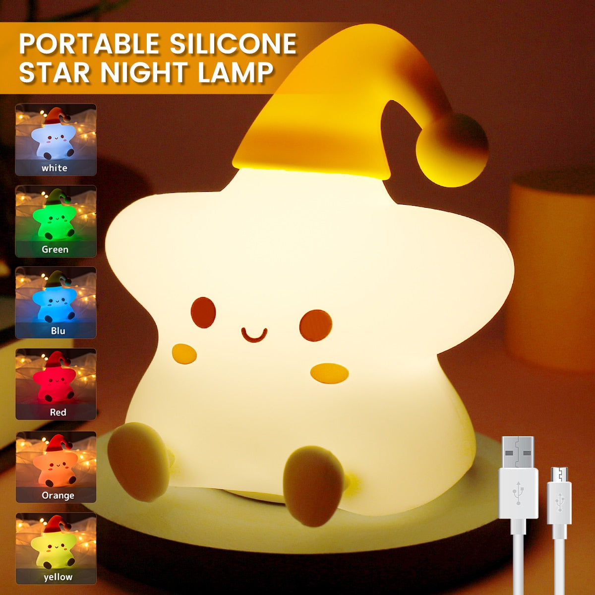 Silicone Touch Table Lamp - Orchid Unique