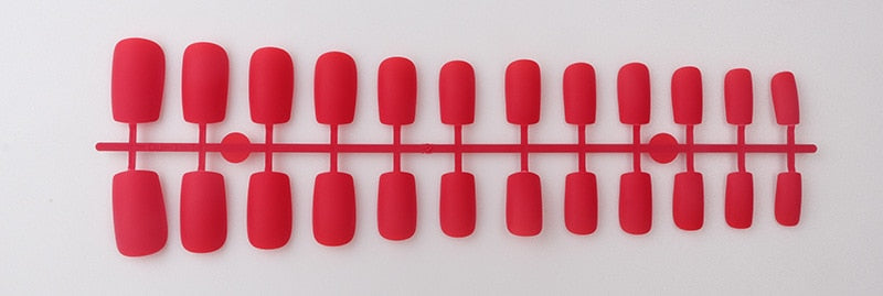 Matte False Nails Glue Square Head - Orchid Unique