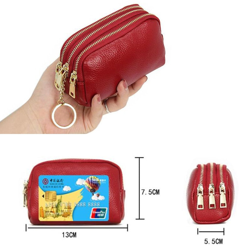 Genuine Leather Wallet - Orchid Unique