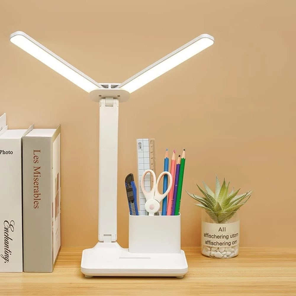 USB Dimmable Touch Foldable Table Lamp - Orchid Unique